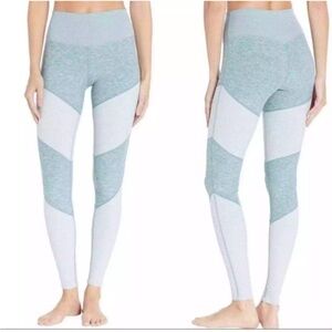 Alo Yoga Alosoft Sheila High Waist Leggings Seagrass Heather Green Size XS